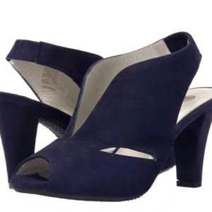 Eric Michael Navy Blue Women's Sandals